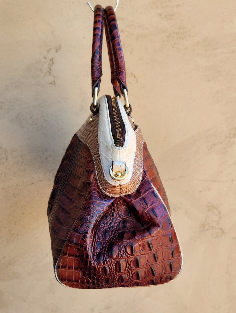 Brahmin Louise Rose Melbourne Satchel - Dillard's ANNIVERSARY EDITION - Picture 4 of 16